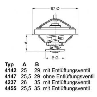 Thermostat d'eau WAHLER 4237.88D
