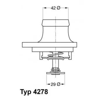 Thermostat d'eau WAHLER 4278.80D