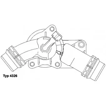 Thermostat d'eau WAHLER 4326.97D