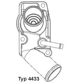 Thermostat d'eau WAHLER 4433.92D