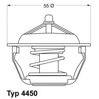 Thermostat d'eau WAHLER 4450.89D