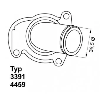 Thermostat d'eau WAHLER 4459.92D