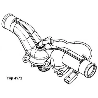 Thermostat d'eau WAHLER 4572.105D