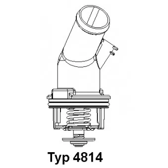 Thermostat d'eau WAHLER 4814.92D