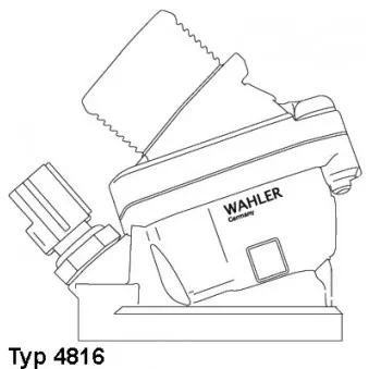 Thermostat d'eau WAHLER 4816.90D