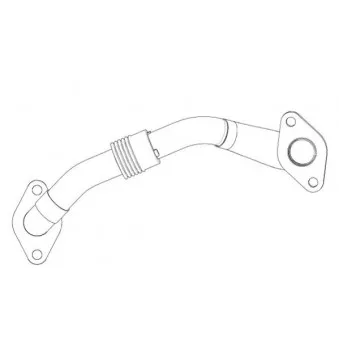 Tuyauterie, vanne EGR WAHLER 60702D