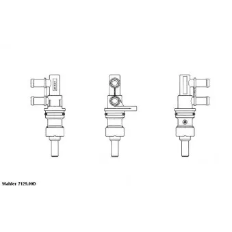 Thermostat d'eau WAHLER 7129.00D