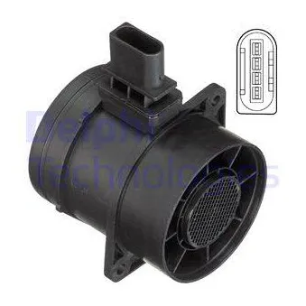 Débitmètre de masse d'air DELPHI AF10365-12B1