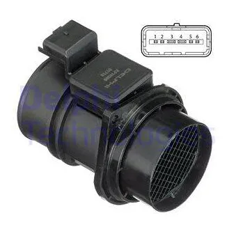 Débitmètre de masse d'air DELPHI AF10369-12B1