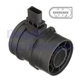Débitmètre de masse d'air DELPHI AF10394-12B1