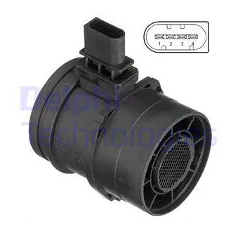 Débitmètre de masse d'air DELPHI AF10396-12B1