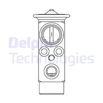 Détendeur, climatisation DELPHI CB1020V