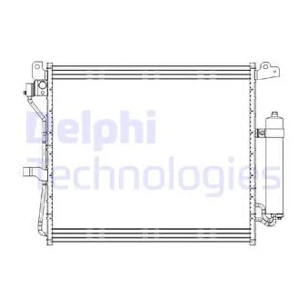 Condenseur, climatisation DELPHI CF20228