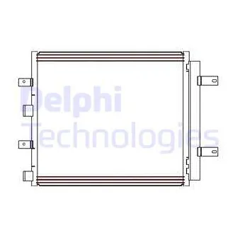 Condenseur, climatisation DELPHI CF20241