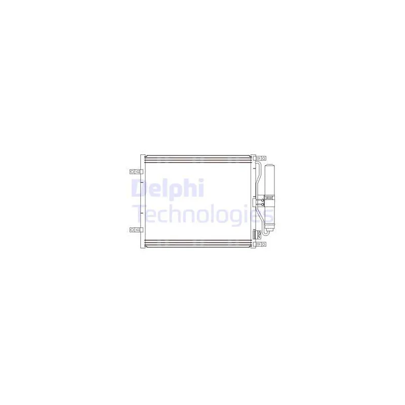 Condenseur, climatisation DELPHI CF20245