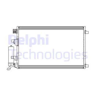 Condenseur, climatisation DELPHI CF20312
