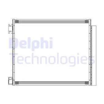 Condenseur, climatisation DELPHI CF20313