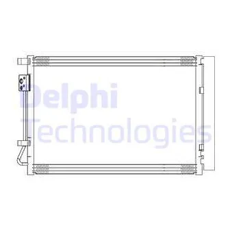Condenseur, climatisation DELPHI CF20314