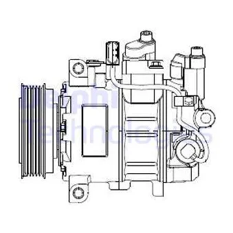 Compresseur, climatisation DELPHI CS20474