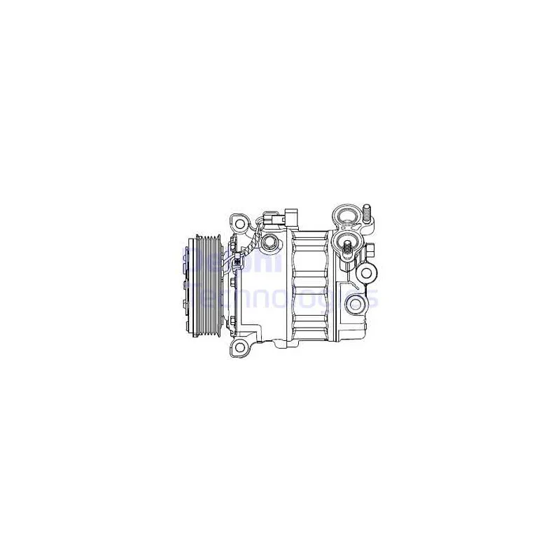 Compresseur, climatisation DELPHI CS20512