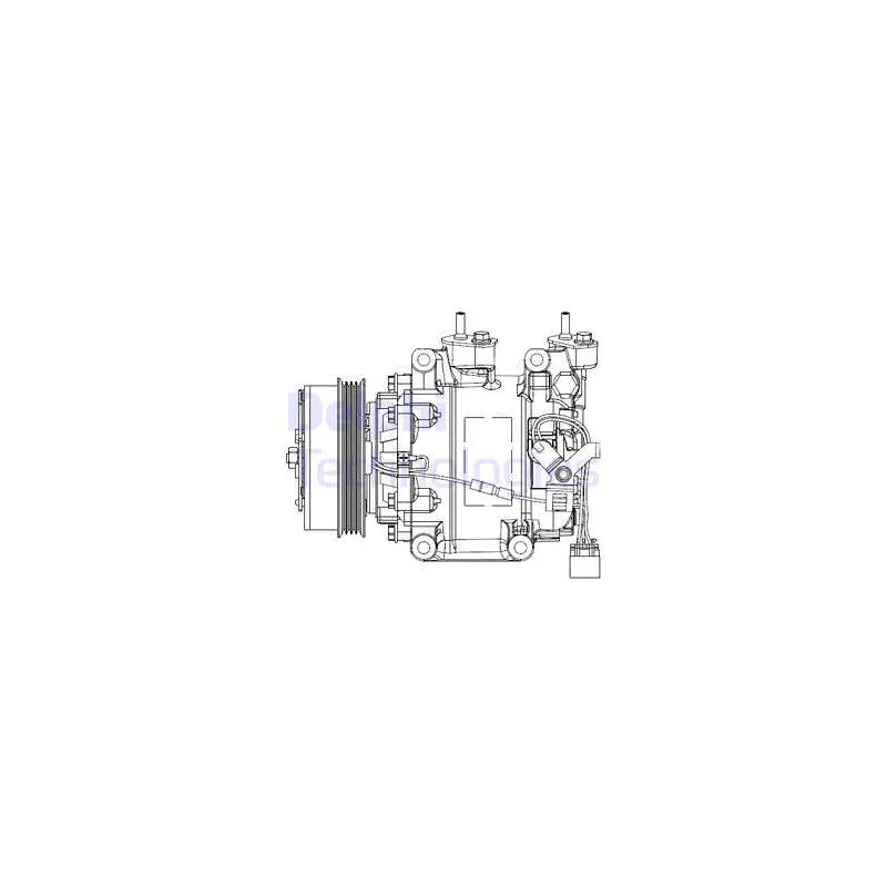 Compresseur, climatisation DELPHI CS20515