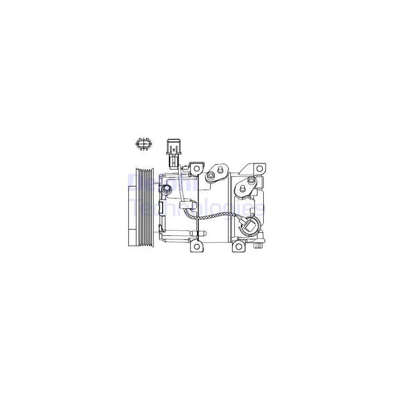 Compresseur, climatisation DELPHI CS20518