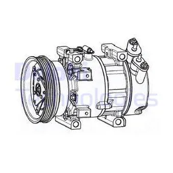 Compresseur, climatisation DELPHI CS20533