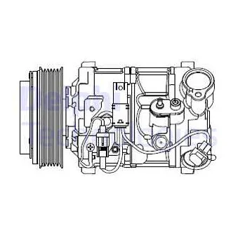 Compresseur, climatisation DELPHI CS20545