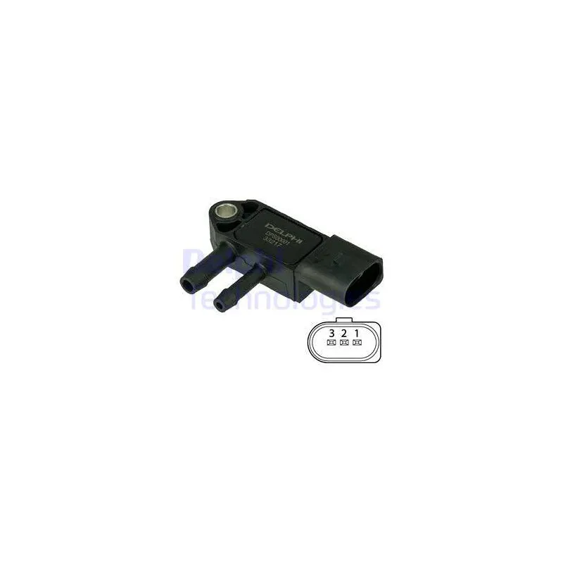 Capteur, pression des gaz échappement DELPHI DPS00001