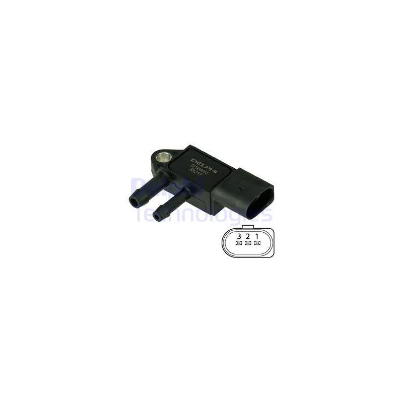 Capteur, pression des gaz échappement DELPHI DPS00003