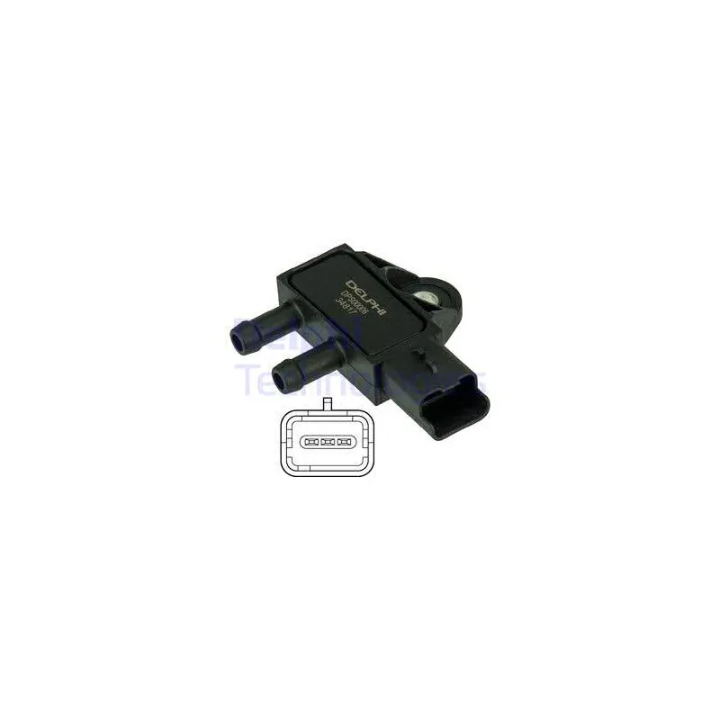 Capteur, pression des gaz échappement DELPHI DPS00006
