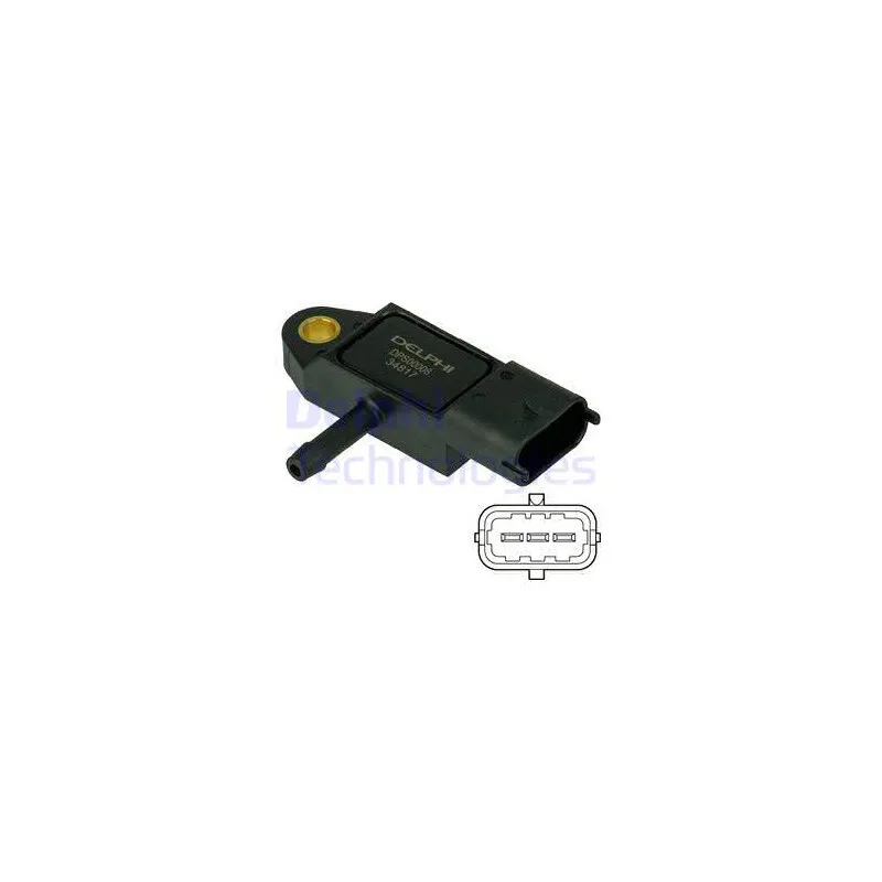 Capteur, pression du tuyau d'admission DELPHI DPS00008