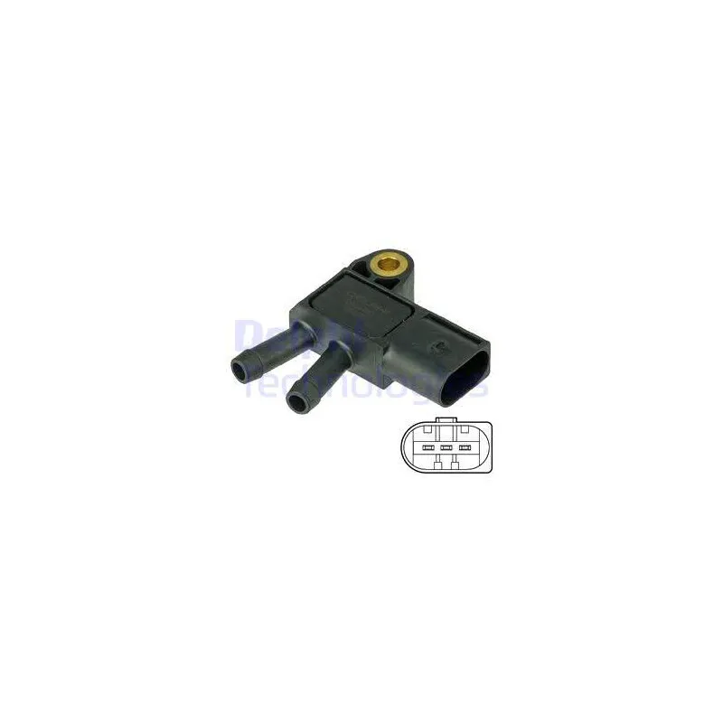 Capteur, pression des gaz échappement DELPHI DPS00013