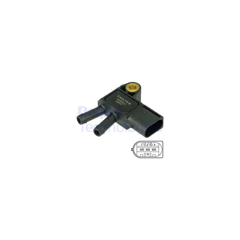 Capteur, pression des gaz échappement DELPHI DPS00014