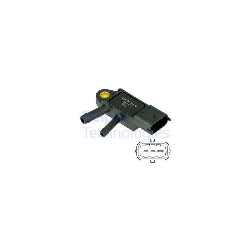 Capteur, pression des gaz échappement DELPHI DPS00016