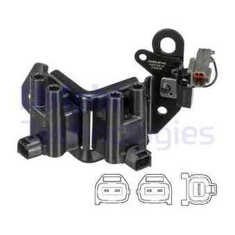 Bobine d'allumage DELPHI GN10414-12B1
