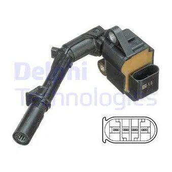 Bobine d'allumage DELPHI GN10690-12B1