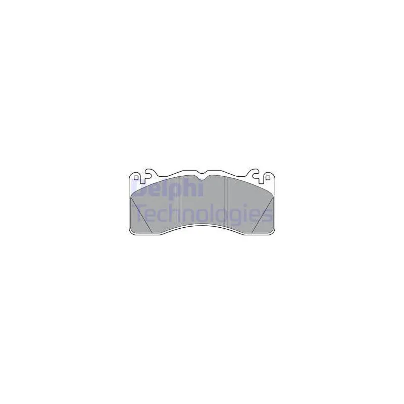 Jeu de 4 plaquettes de frein avant DELPHI LP3377