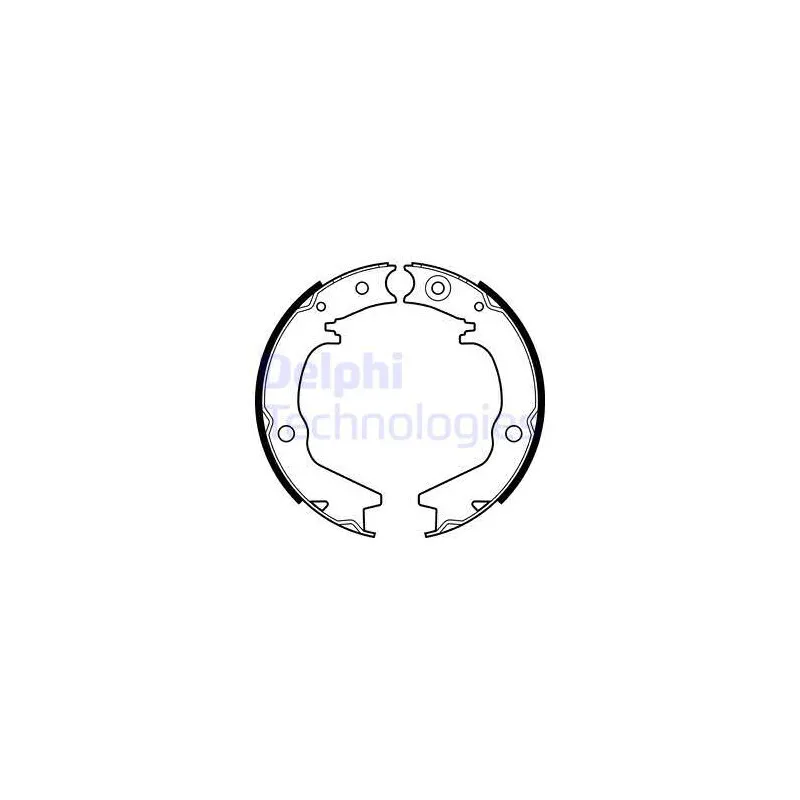 Jeu de mâchoires de frein DELPHI LS2145