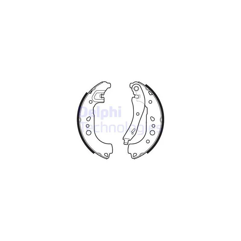 Jeu de mâchoires de frein DELPHI LS2149