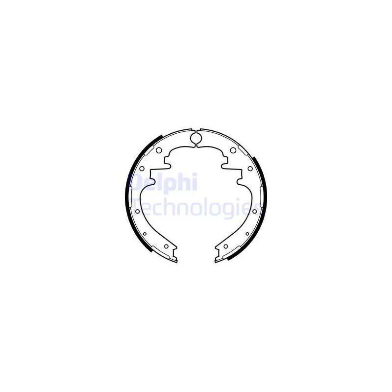 Jeu de mâchoires de frein DELPHI LS2160