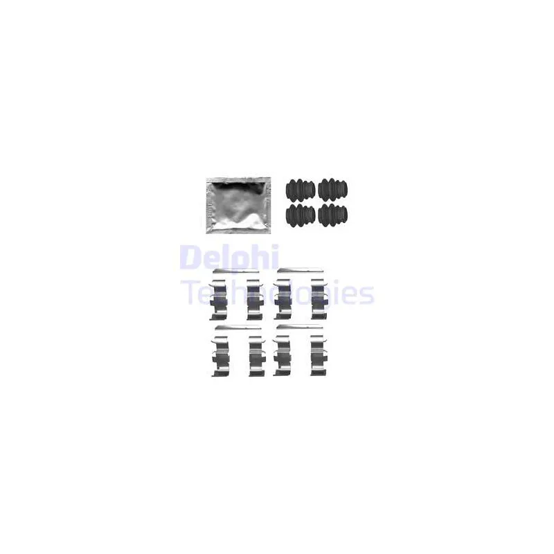 Kit d'accessoires, plaquette de frein à disque DELPHI LX0660