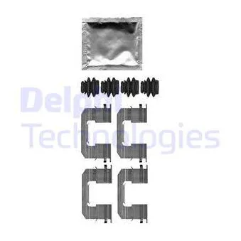 Kit d'accessoires, plaquette de frein à disque DELPHI