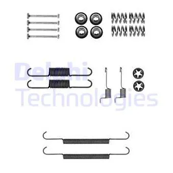 Kit d'accessoires, mâchoires de frein de stationnement DELPHI LY1418