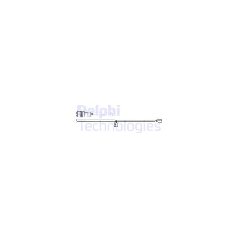 Contact d'avertissement, usure des plaquettes de frein DELPHI LZ0267