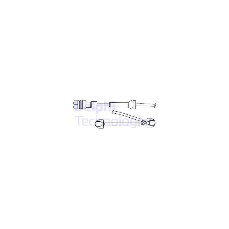 Contact d'avertissement, usure des plaquettes de frein DELPHI LZ0269