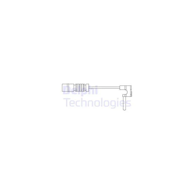 Contact d'avertissement, usure des plaquettes de frein DELPHI LZ0270