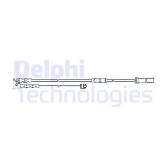 Contact d'avertissement, usure des plaquettes de frein DELPHI LZ0276