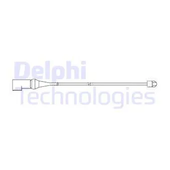 Contact d'avertissement, usure des plaquettes de frein DELPHI LZ0277