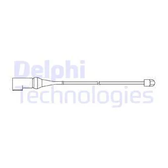 Contact d'avertissement, usure des plaquettes de frein DELPHI LZ0278